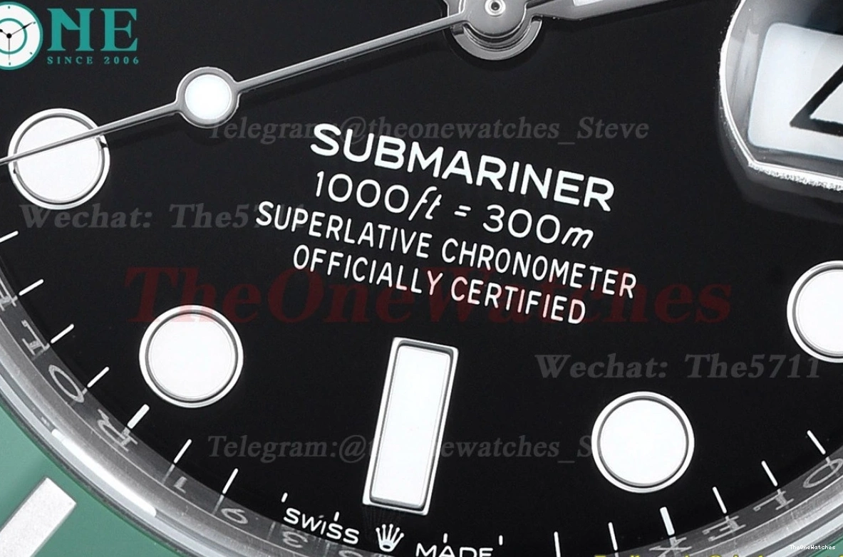 Green SS Starbucks 41mm 126610LV Clean Bezel SS SH3235 Submariner 0429